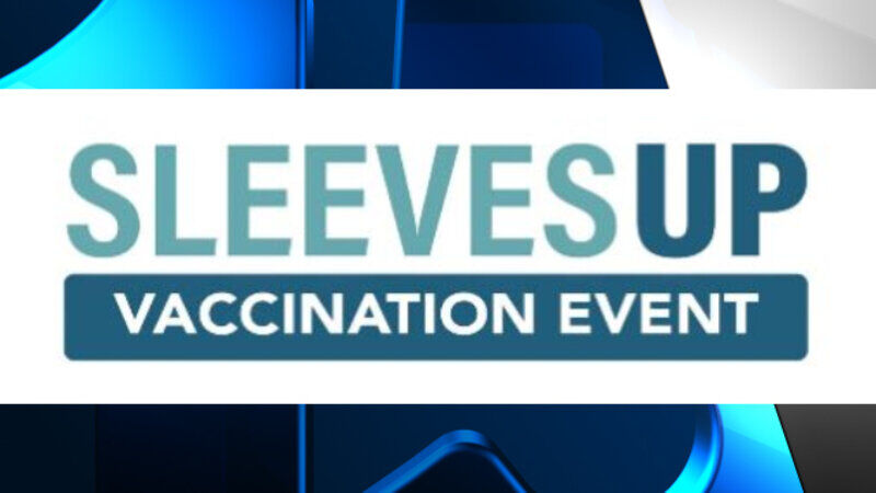 Sleeves Up Vaccination Event