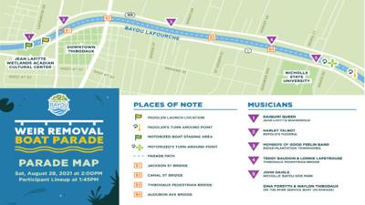 Friends of Bayou Lafourche to host “Weir Removal Boat Parade” on Saturday August 28th