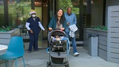Baby born with rare, life-threatening condition celebrates 1st birthday