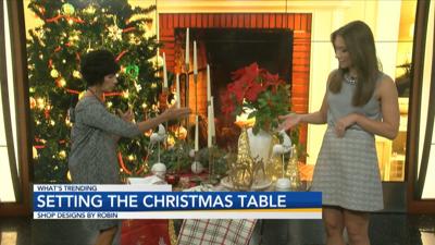 Setting The Christmas Table