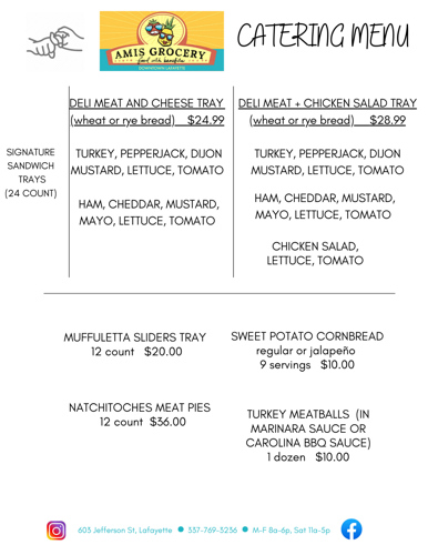 Amis Grocery Menu - 3