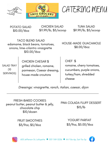 Amis Grocery Menu - 4